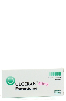 Ulceran 40mg 10 tablets