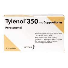 Tylenol 350 MG Suppository 10'S