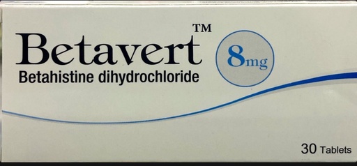 BETAVERT 8MG, 30 TABLETS
