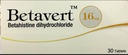 BETAVERT 16MG, 30 TABLETS