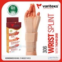 VARITEKS (306) WRIST SPLINT WITH THUMB GRIP
