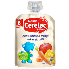 Cerelac Apples, Carrots & Mango (6 months) 90gm