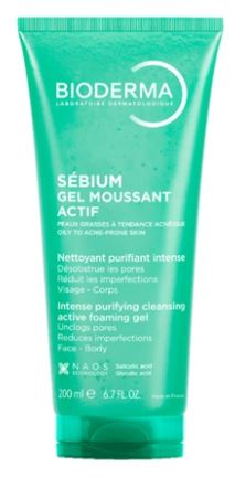 Bioderma Sebium Gel Moussant Actif 200ml