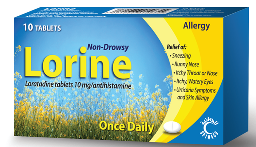 Lorine 10mg Tab 20"