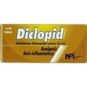 Diclopid 50mg 20 Tablets