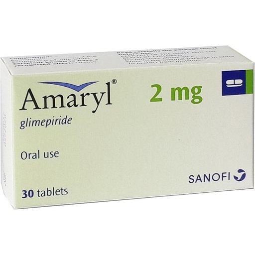 AMARYL 2MG 30 TABLETS