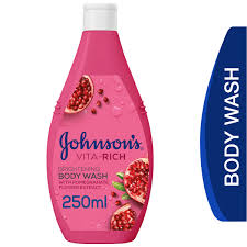 JOHNSON & JOHNSON JOJOBA & VITAMIN E BODY WASH 250ML