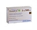 Amaryl M 2mg/500mg, Pack of 30 Tabs