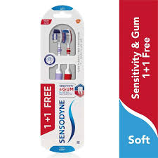 SENSODYNE TOOTHBRUSH SENS.&GUM SOFT 1+1 FREE