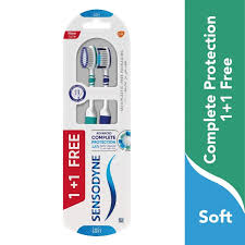 SENSODYNE TOOTHBRUSH COMPLETE PROTECTION SOFT 1+1 FREE