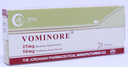 VOMINORE 25/50MG TAB 20'S