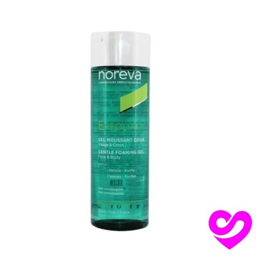 Noreva Exfoliac Gentle Foaming Gel – 200ml