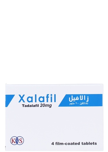Xalafil 20 Mg, 4 Film-coated Tablets