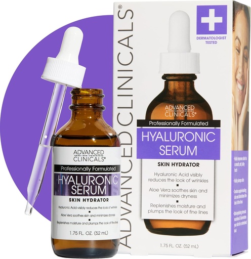ADVANCED CLINICALS HYALURONIC SERUM 52ML