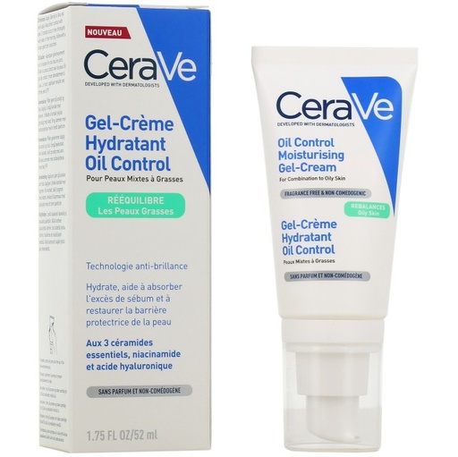 CERAVE OIL CONTROL MOISTURISING GEL CREAM 52ML