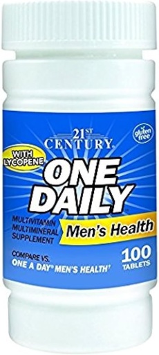 21st CENTURY   ONE DAILY MEN 50+ 100 TAB