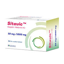 SITAVIC 50/1000MG FILM COATED TAB 56'S