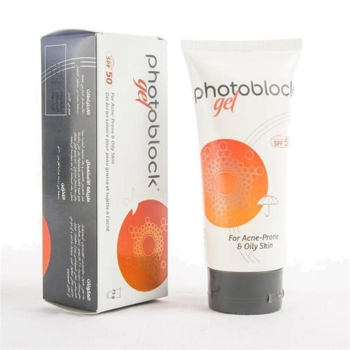 Derma Pella Photoblock Gel SPF50 Sunscreen for Acne-Prone and Oily Skin 75g(1+1)