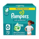 Pampers RASH PROTECTION 6 ,72'S