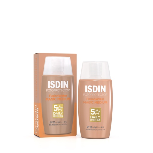 ISDIN FOTOPROTECTOR FUSION WATER MAGIC MEDIUM TENT SPF50 50ML