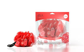 MIA BATH POUF WITH SOUP PAIS ROSE