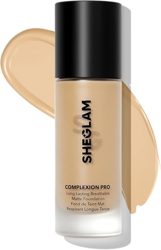 SG SHEGLAM Complexion Pro LL Breathable Matte Fnd-Sand