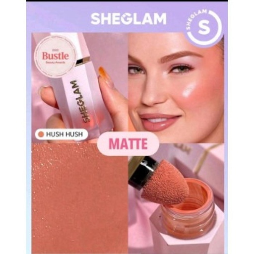 SHEGLAM Color Bloom Liquid Blush-Hush Hush