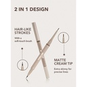 SG SHEGLAM Brows On Demand 2-In-1 Brow Pencil-Chocolate