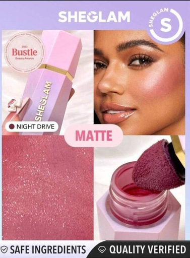SG SHEGLAM Color Bloom Liquid Blush-Night Drive
