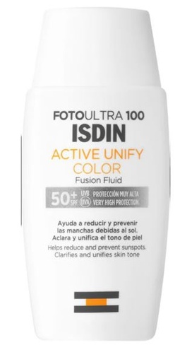 ISDIN FOTOULTRA 100 ACTIVE UNIFY FUSION FLUID COLORED  SPF 50+ 50M