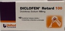 DICLOFEN RET.100 MG 10 TABLETS