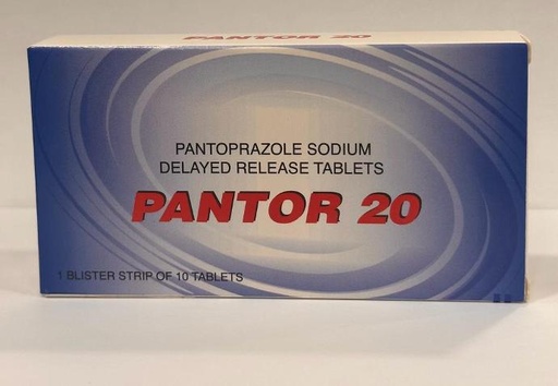 PANTOR 20 MG 10 Tablets